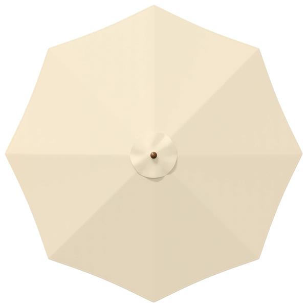 Grote foto vidaxl parasol 300 x 248 cm massief eucalyptushout cr mewit tuin en terras overige tuin en terras