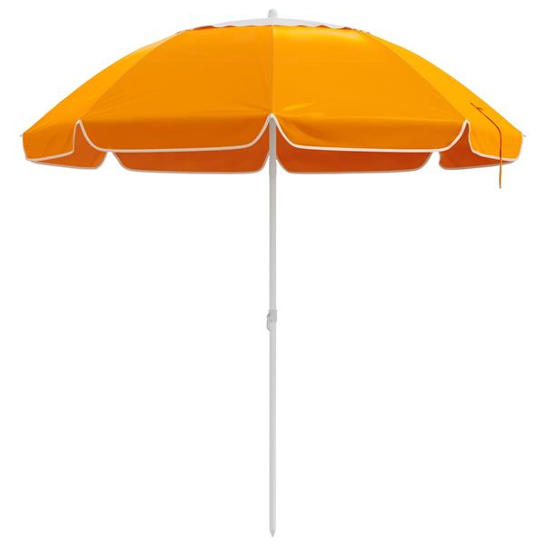 Grote foto vidaxl tuinparasol 160 cm 170t polyester oranje tuin en terras overige tuin en terras