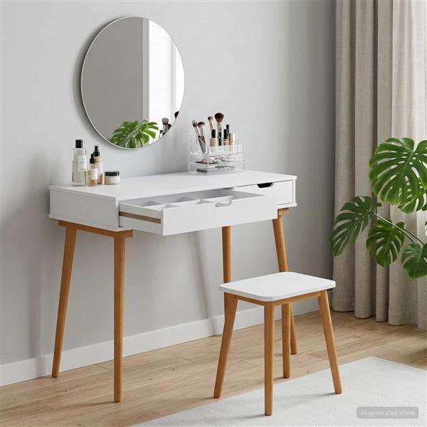 Grote foto vidaxl plafondtafel fauske wit 100 x 50 x 78 cm huis en inrichting eettafels
