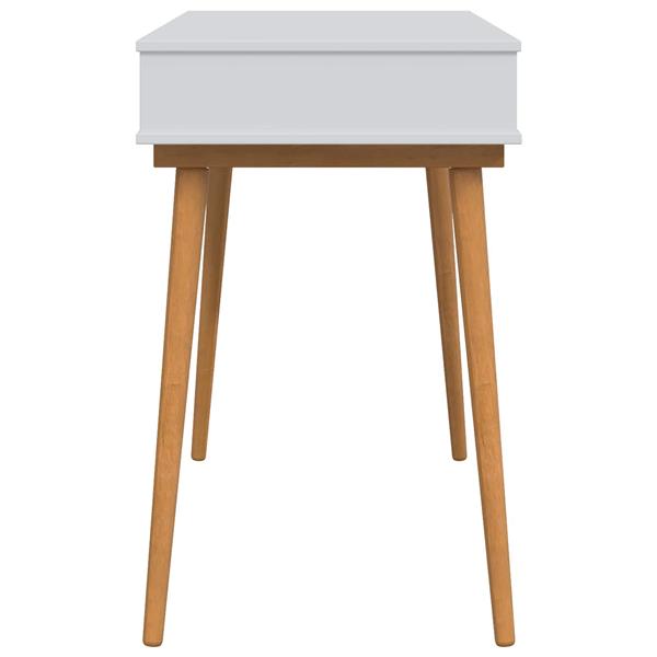 Grote foto vidaxl plafondtafel fauske wit 100 x 50 x 78 cm huis en inrichting eettafels
