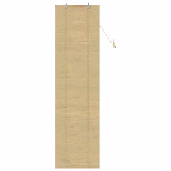 Grote foto vidaxl rolgordijn naturel 50 x 220 cm bamboe huis en inrichting gordijnen en lamellen