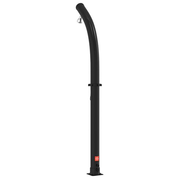 Grote foto vidaxl zonne douche met douchekop 20 l pvc abs zinklegering zwart tuin en terras zwembaden toebehoren