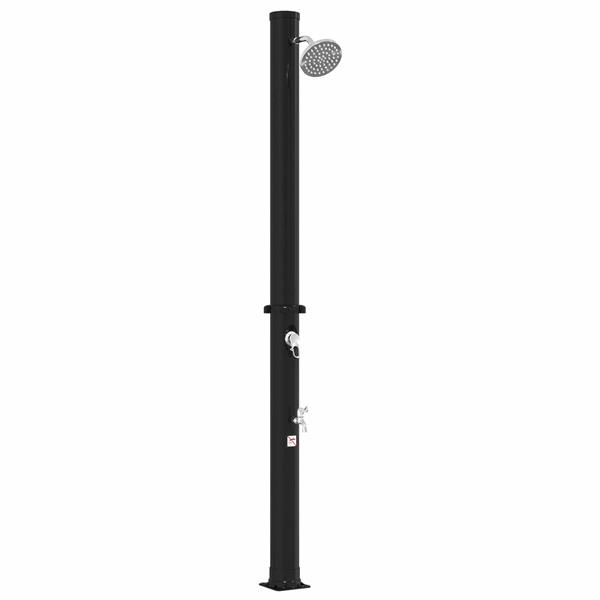 Grote foto vidaxl zonne douche met douchekop en kraan 20 l pvc abs zinklegering tuin en terras zwembaden toebehoren