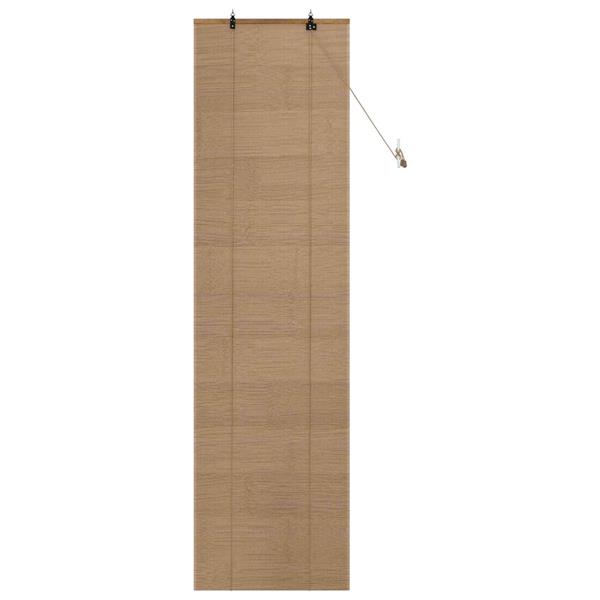 Grote foto vidaxl rolgordijn bruin 40 x 220 cm bamboe huis en inrichting gordijnen en lamellen