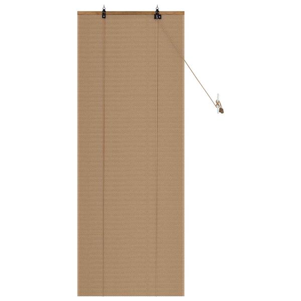 Grote foto vidaxl rolgordijn bruin 40 x 160 cm bamboe huis en inrichting gordijnen en lamellen
