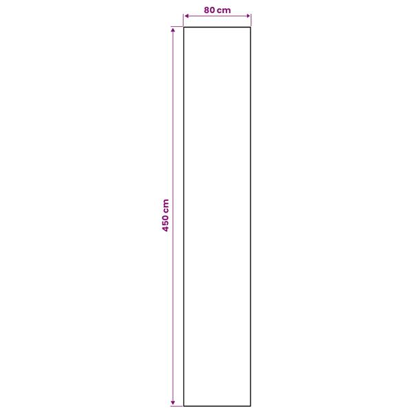 Grote foto vidaxl vloerkleedloper oriz 1150 gsm zwart gaaspatroon huis en inrichting vloerbedekking en kleden