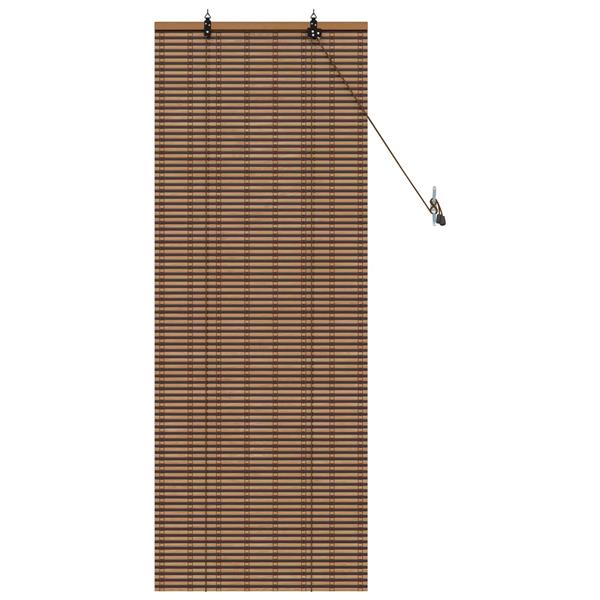 Grote foto vidaxl rolgordijn bruin 50 x 160 cm bamboe huis en inrichting gordijnen en lamellen