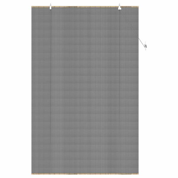 Grote foto vidaxl rolgordijn grijs 150 x 220 cm bamboe huis en inrichting gordijnen en lamellen