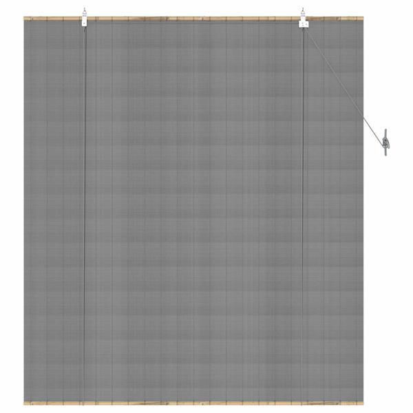 Grote foto vidaxl rolgordijn grijs 130 x 160 cm bamboe huis en inrichting gordijnen en lamellen