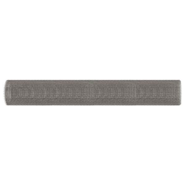 Grote foto vidaxl gaas scherm 80 x 200 cm 3 mesh rvs 201 zilverkleurig tuin en terras hekken en schuttingen