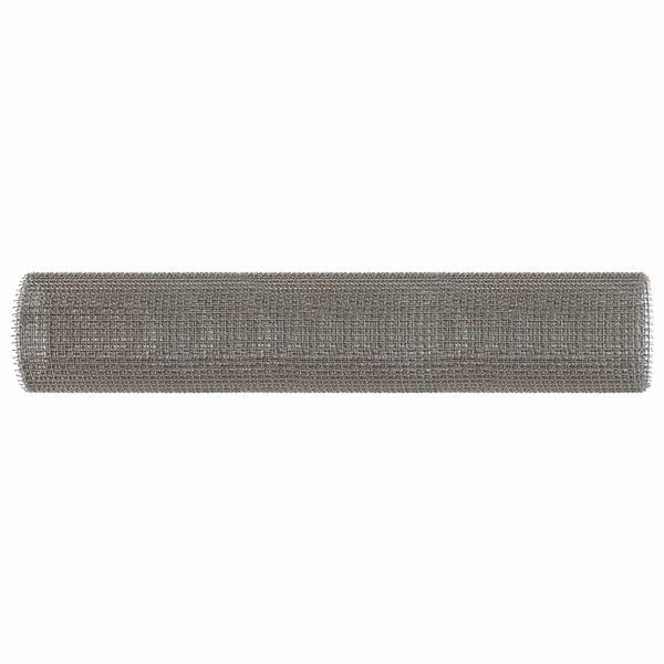Grote foto vidaxl gaas scherm 60 x 200 cm 3 mesh rvs 201 zilverkleurig tuin en terras hekken en schuttingen