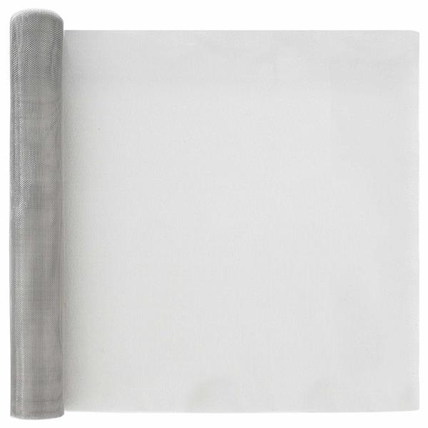 Grote foto vidaxl gaasnet 60 x 1000 cm 18 mesh roestvrij staal 304 zilver tuin en terras hekken en schuttingen