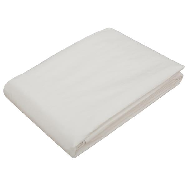 Grote foto vidaxl zeil met oogjes wit 8 x 12 m 260 gsm pe doe het zelf en verbouw materialen en producten
