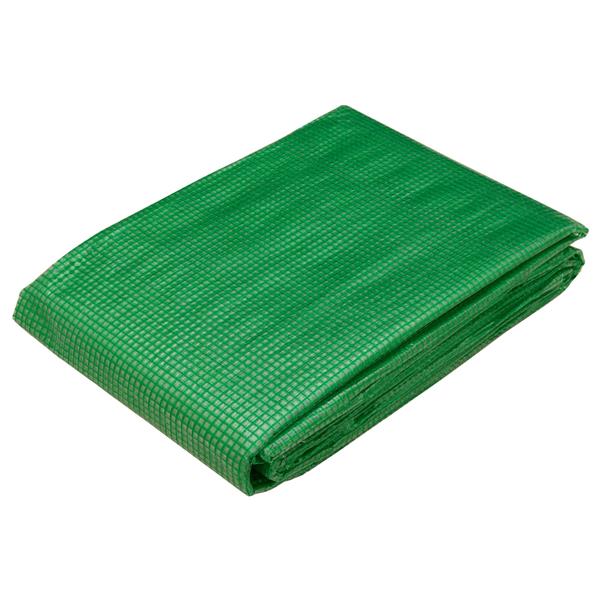 Grote foto vidaxl zeil met oogjes groen 3 x 6 m 260 gsm pe doe het zelf en verbouw materialen en producten