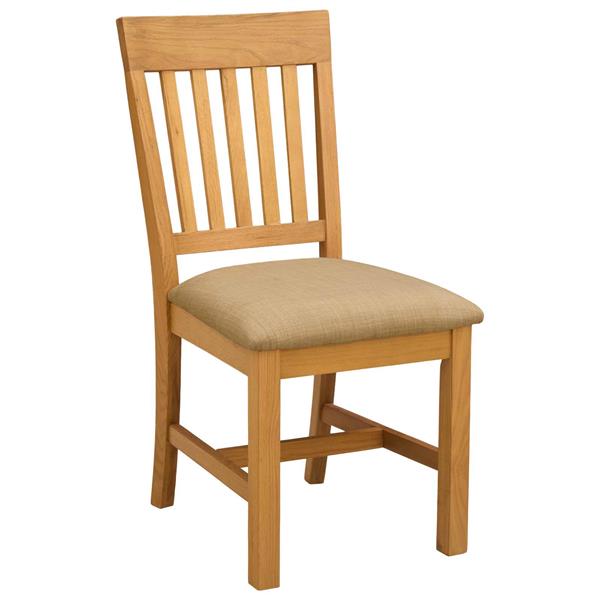 Grote foto vidaxl eetkamerstoel 2 st massief eikenhout beige 45 x 59 x 92 cm huis en inrichting stoelen