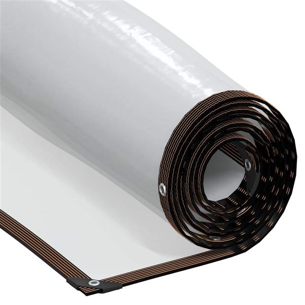 Grote foto vidaxl zeildoek doorzichtig 20 x 1 5 m pe doe het zelf en verbouw materialen en producten