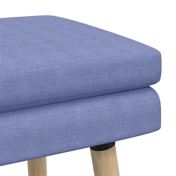 Grote foto vidaxl dubbel laagige bank jeans blauw 80 x 40 x 47 cm stof huis en inrichting overige huis en inrichting