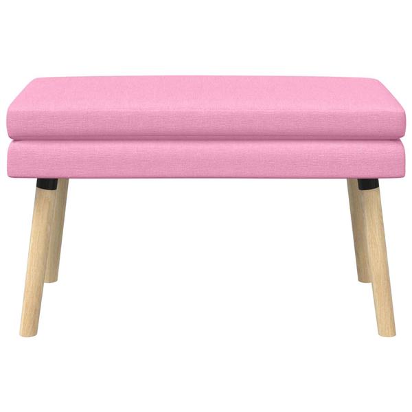 Grote foto vidaxl dubbel laagige bank roze 80 x 40 x 47 cm stof huis en inrichting overige huis en inrichting