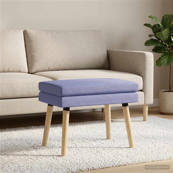 Grote foto vidaxl dubbel laagige bank jeans blauw 60 x 40 x 46 cm stof huis en inrichting overige huis en inrichting