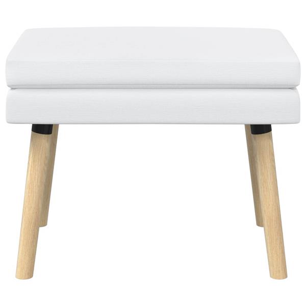 Grote foto vidaxl dubbel laagige bank wit 60 x 40 x 46 cm stof huis en inrichting overige huis en inrichting
