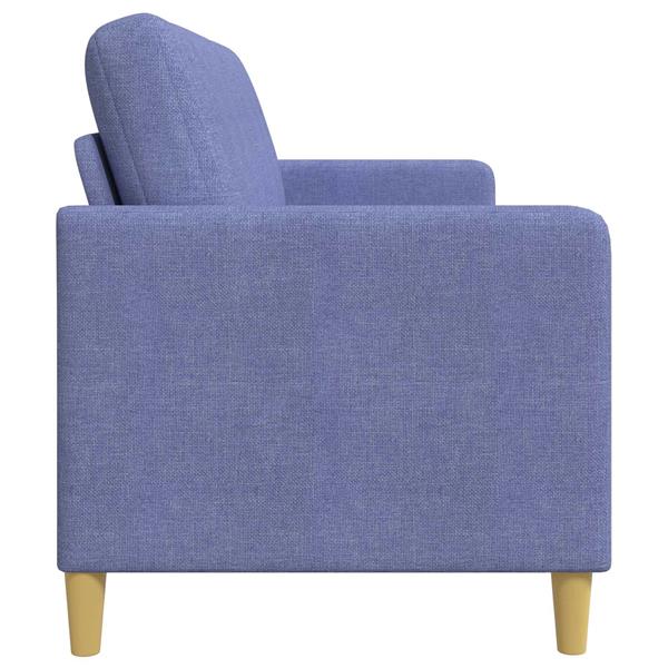 Grote foto vidaxl bank met opslag jeans blauw 192 x 78 x 87 cm polyester huis en inrichting bankstellen