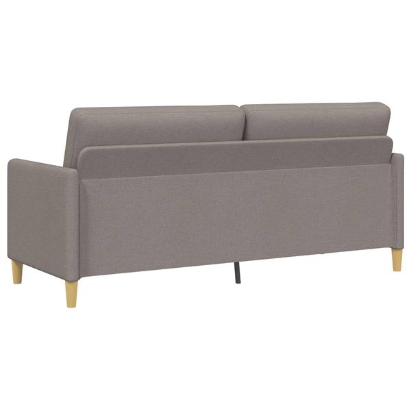 Grote foto vidaxl bank met opslag taupe 192 x 78 x 87 cm polyester huis en inrichting bankstellen