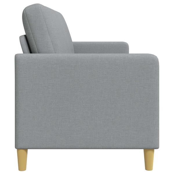 Grote foto vidaxl bank met opslag lichtgrijs 192 x 78 x 87 cm polyester huis en inrichting bankstellen