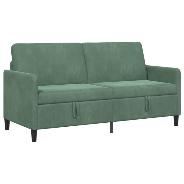 Grote foto vidaxl bank met opslag zeegroen 172 x 78 x 87 cm polyester huis en inrichting bankstellen