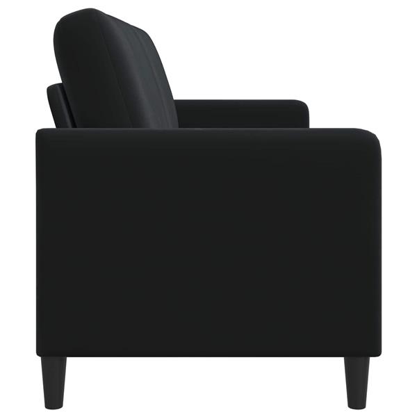 Grote foto vidaxl bank met opslag zwart 172 x 78 x 87 cm polyester huis en inrichting bankstellen