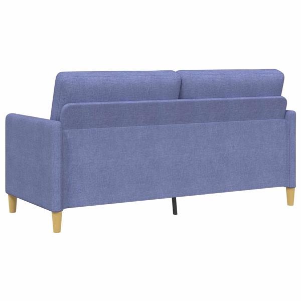 Grote foto vidaxl bank met opslag jeans blauw 172 x 78 x 87 cm polyester huis en inrichting bankstellen