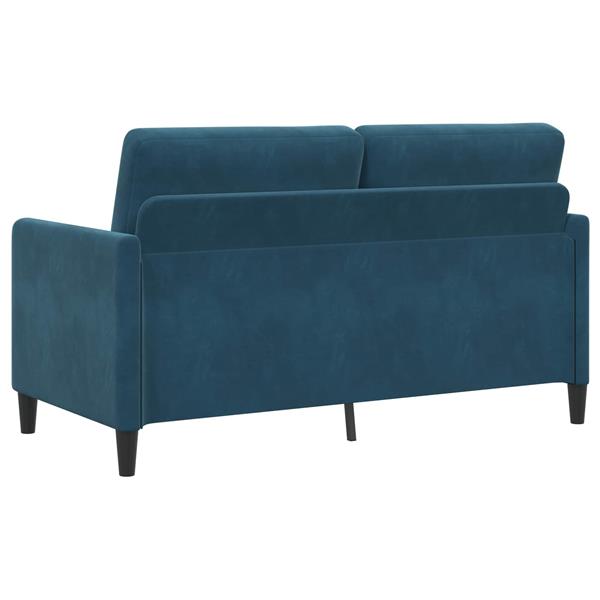 Grote foto vidaxl bank met opslag blauw 152 x 78 x 87 cm polyester huis en inrichting bankstellen