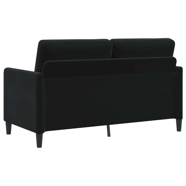 Grote foto vidaxl bank met opslag zwart 152 x 78 x 87 cm polyester huis en inrichting bankstellen