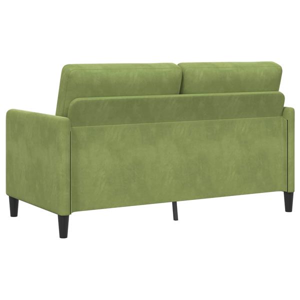 Grote foto vidaxl bank met opslag lichtgroen 152 x 78 x 87 cm polyester huis en inrichting bankstellen