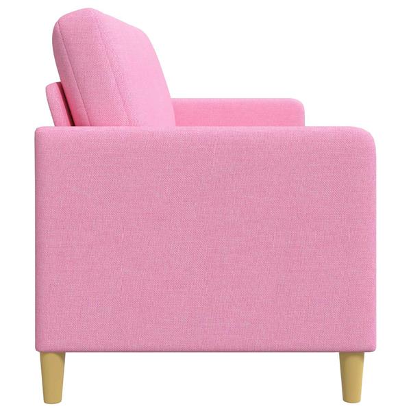 Grote foto vidaxl bank met opslag roze 152 x 78 x 87 cm polyester huis en inrichting bankstellen