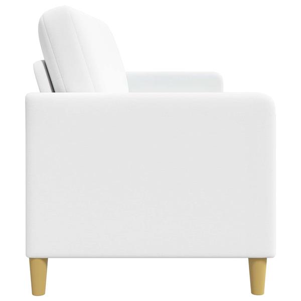 Grote foto vidaxl bank met opslag wit 152 x 78 x 87 cm polyester huis en inrichting bankstellen