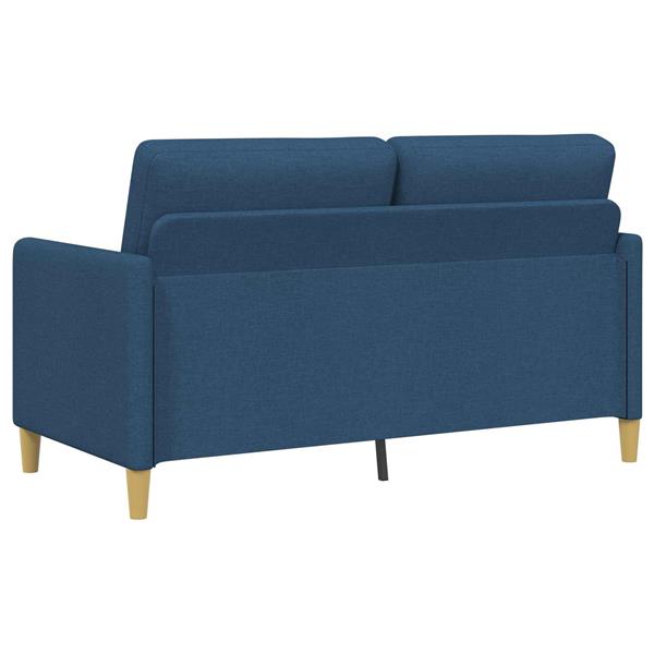 Grote foto vidaxl bank met opslag blauw 152 x 78 x 87 cm polyester huis en inrichting bankstellen