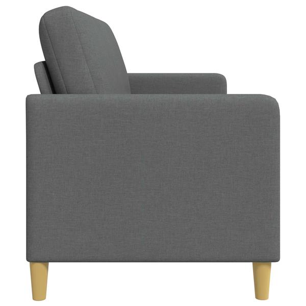 Grote foto vidaxl bank met opslag donkergrijs 152 x 78 x 87 cm polyester huis en inrichting bankstellen