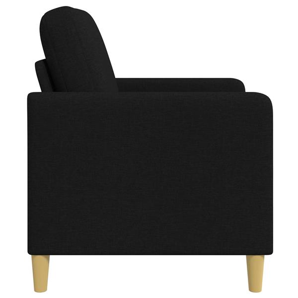 Grote foto vidaxl bank met opslag zwart 122 x 78 x 87 cm polyester huis en inrichting bankstellen