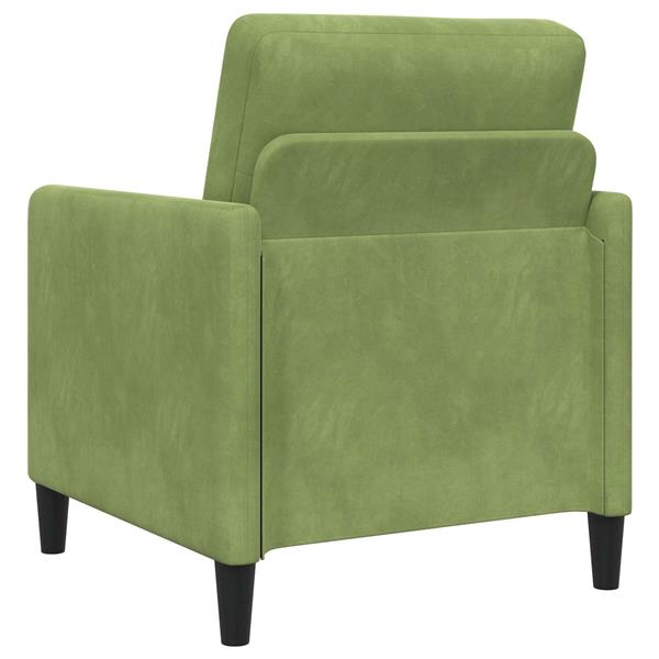 Grote foto vidaxl bank met opslag lichtgroen 72 x 78 x 87 cm polyester huis en inrichting bankstellen