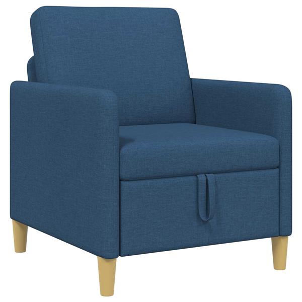 Grote foto vidaxl bank met opslag blauw 72 x 78 x 87 cm polyester huis en inrichting bankstellen