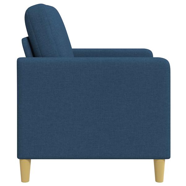 Grote foto vidaxl bank met opslag blauw 72 x 78 x 87 cm polyester huis en inrichting bankstellen