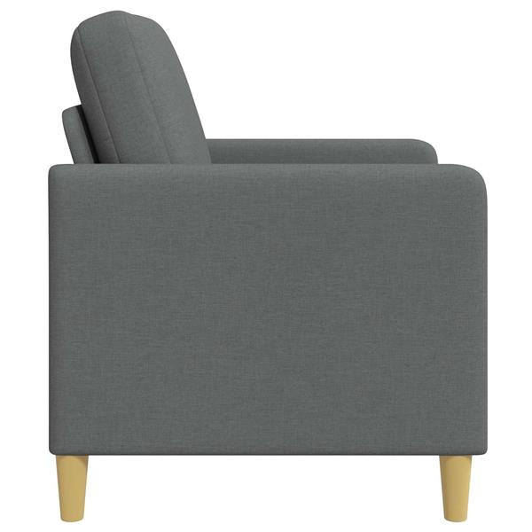 Grote foto vidaxl bank met opslag donkergrijs 72 x 78 x 87 cm polyester huis en inrichting bankstellen
