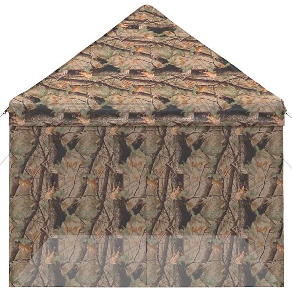 Grote foto vidaxl pop up gazebo met 4 zijwanden 3 x 4 m bos camouflage tuin en terras overige tuin en terras
