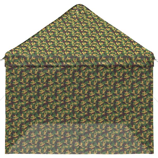 Grote foto vidaxl tent met 4 zijwanden 2 9 x 5 8 m leger camouflage tuin en terras overige tuin en terras