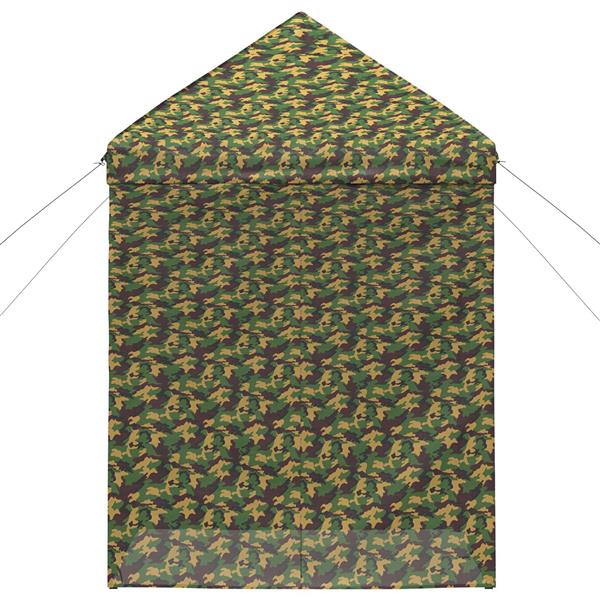 Grote foto vidaxl tent met 4 zijwanden 2 9 x 2 9 m leger camouflage tuin en terras overige tuin en terras