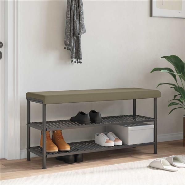 Grote foto vidaxl bankkussen textured velvet kaki diepte 35 cm huis en inrichting woningdecoratie