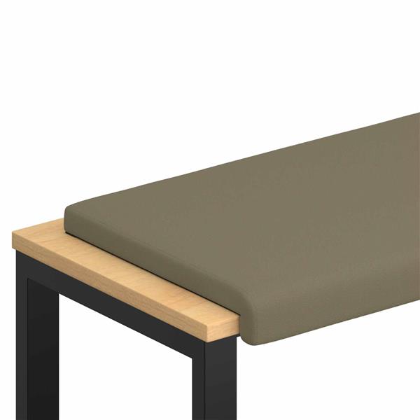 Grote foto vidaxl bankkussen textured velvet kaki diepte 35 cm huis en inrichting woningdecoratie