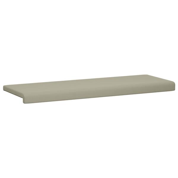 Grote foto vidaxl bankkussen textured velvet zand diepte 35 cm huis en inrichting woningdecoratie