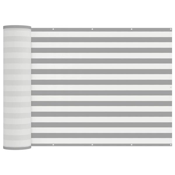 Grote foto vidaxl balkon privacy scherm 180 x 500 cm stof met pu coating tuin en terras overige tuin en terras