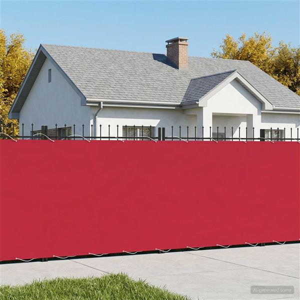 Grote foto vidaxl balkon privacy scherm 150 x 1000 cm stof met pu coating tuin en terras overige tuin en terras